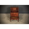 Regency Inlaid Mahogany & Leather Library Steps