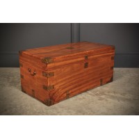 Camphor Wood Military Campaign Trunk