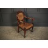 Pair of Rosewood & Leather Armchairs