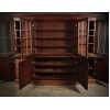 Large Mahogany Breakfront Library Bookcase 